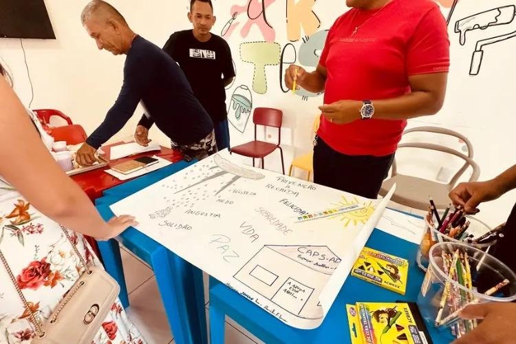 Governo do Amapá utiliza acolhimento e arte como aliados no cuidado com a saúde mental