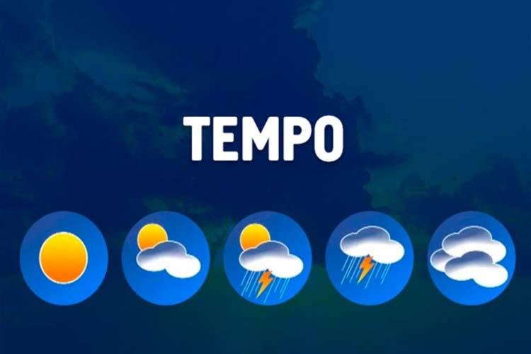 O TEMPO E A TEMPERATURA: Região Norte tem tempo nublado com pancadas chuva e trovoadas isoladas neste domingo (19)