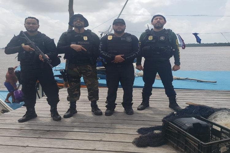 EM VITÓRIA DO JARI, POLÍCIA CIVIL REALIZA A “OPERAÇÃO NATUREZA DO JARI” E APREENDE MAIS DE DUAS TONELADAS DE PEIXES