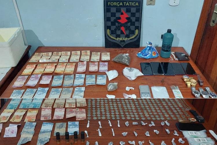 Batalhão de Força Tática atua contra o tráfico de drogas em Macapá