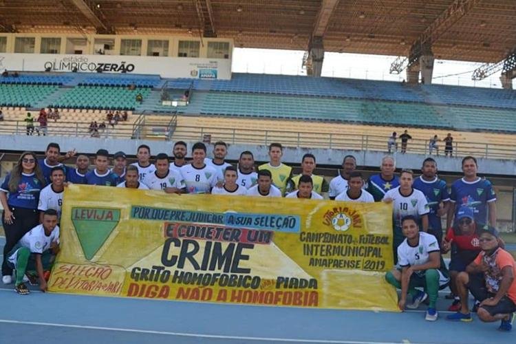 Times do Amapá jogam contra a homofobia nos estádios