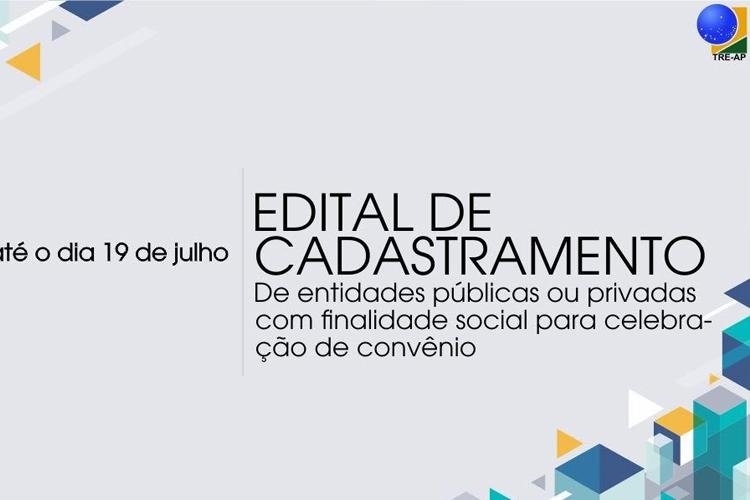 TRE realiza cadastramento de entidades públicas e privadas