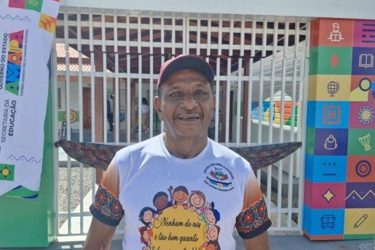 "Todos vão estudar e aprender com qualidade", celebra servidor da Escola Quilombola Antônio Figueiredo entregue pelo Governo do Estado