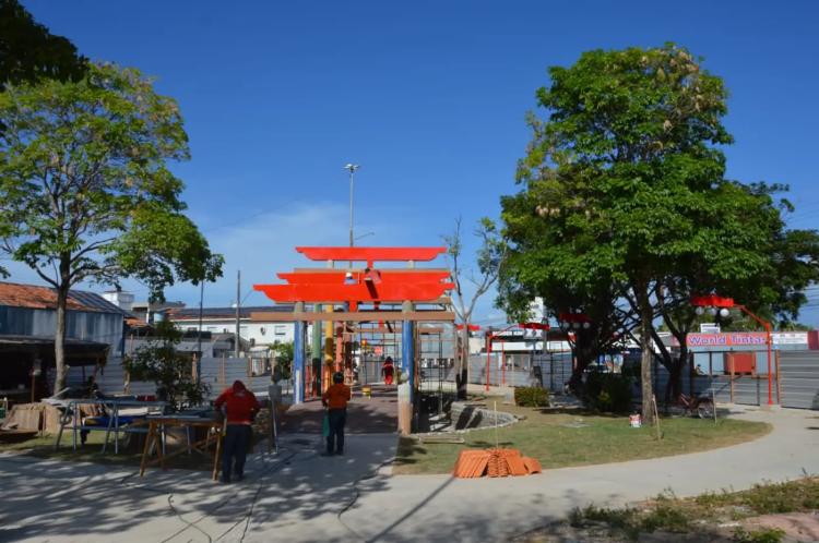 “Valoriza nossa história e nosso legado”, diz uma das referências da comunidade japonesa no Amapá sobre as obras na Praça do Equinócio