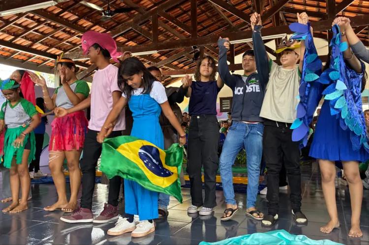 Governo do Amapá entrega reconstrução da Escola Estadual Osvaldina Ferreira, na Ilha de Santana
