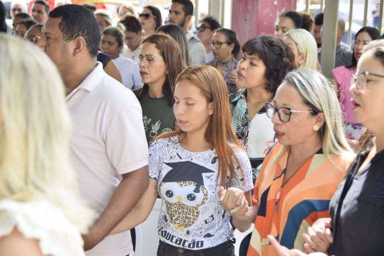 Prefeitura de Santana recebe visita da imagem de Nossa Senhora de Nazaré