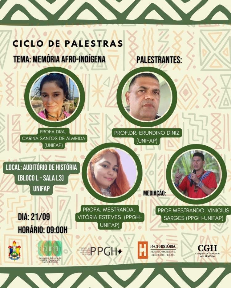 Poder, Memória e Representações são temas de ciclo de palestras do Mestrado em História