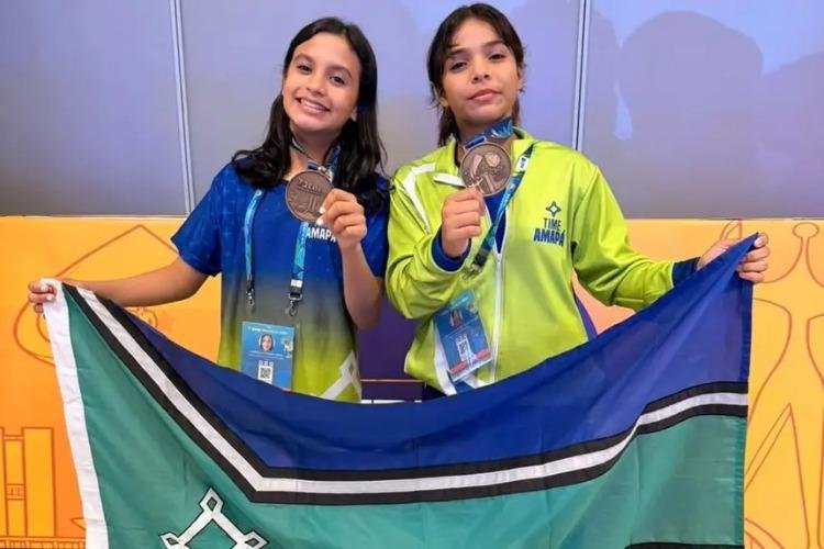 Time Amapá conquista primeiras medalhas nos Jogos Escolares Brasileiros 2026