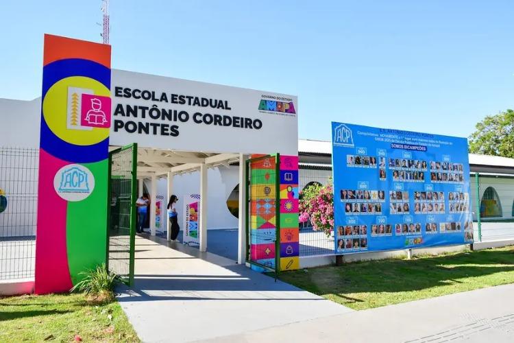 Com entrega da 48ª escola da atual gestão, Governo do Amapá revitaliza tradicional Escola Estadual Antônio Cordeiro Pontes