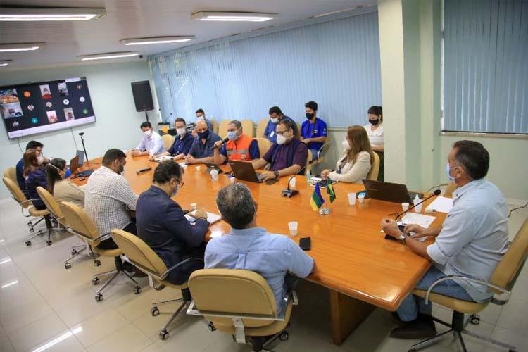 Em reunião com prefeitos, Waldez recomenda manter medidas de restrição contra a Covid-19