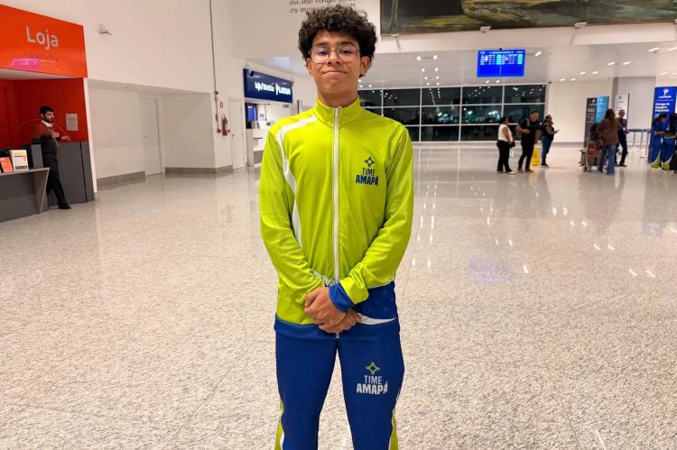 Time Amapá embarca para disputar os Jogos da Juventude em Foz do Iguaçu