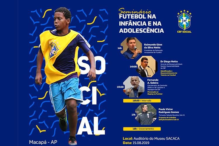 Treinador da Seleção Brasileira Sub-15 palestra em seminário da CBF em Macapá