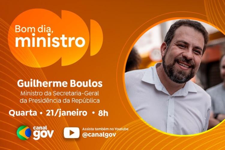 Revisão da escala 6x1 e defesa de jornada mais humana são temas centrais do “Bom Dia, Ministro” com Guilherme Boulos nesta quarta (21)
