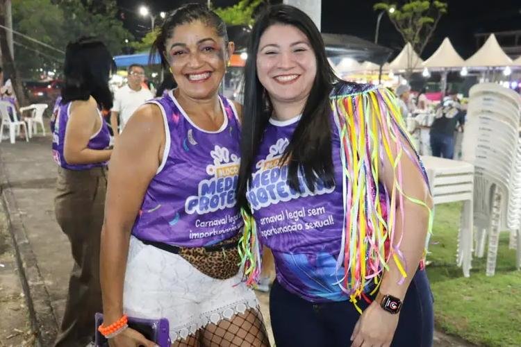 "É maravilhoso aliar um carnaval seguro e alegre sem importunação sexual", diz brincante que desfilou no Sambódromo de Macapá