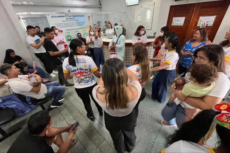 Governo do Amapá promove dia de alegria e diversão para crianças atendidas no HCA