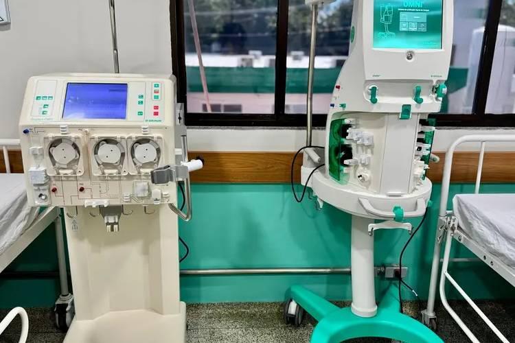 Governo do Amapá lança serviço de hemodiálise à beira leito no Hospital de Clínicas Alberto Lima, em Macapá