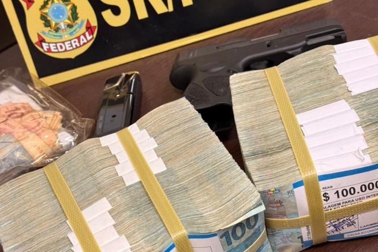Polícia Federal prende indivíduo em flagrante por porte ilegal de arma de fogo e apreende R$ 200 mil em Mazagão/AP
