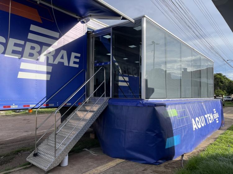 Carreta Empreendedora do Sebrae inicia ações com atendimentos gratuitos no Brasil Novo até sexta (13)