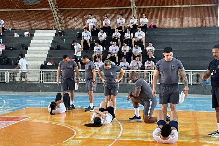 Candidatos da 4ª turma do concurso da PM do Amapá concluem Teste de Aptidão Física