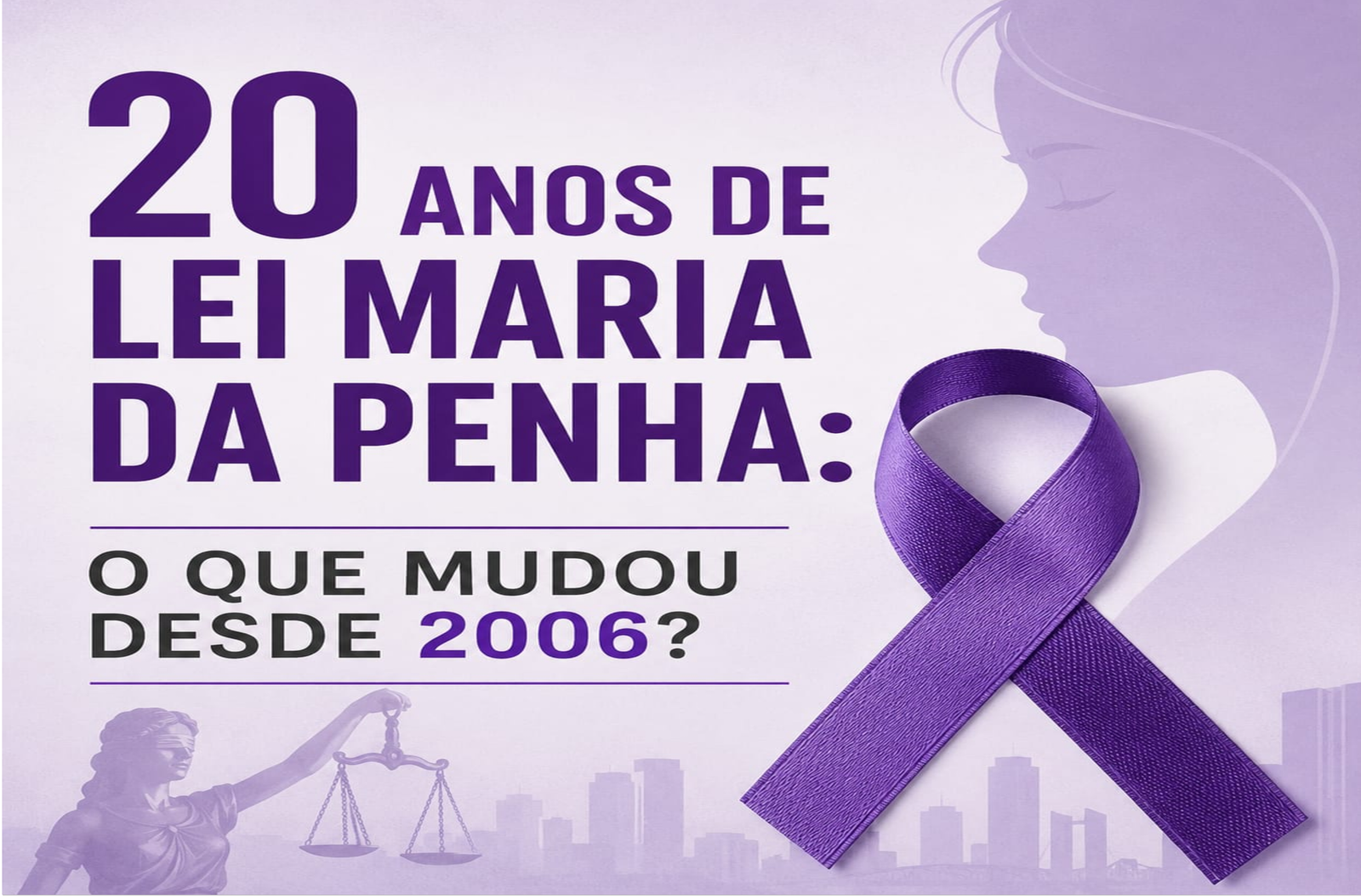 Vinte anos de Lei Maria da Penha: o que mudou desde 2006