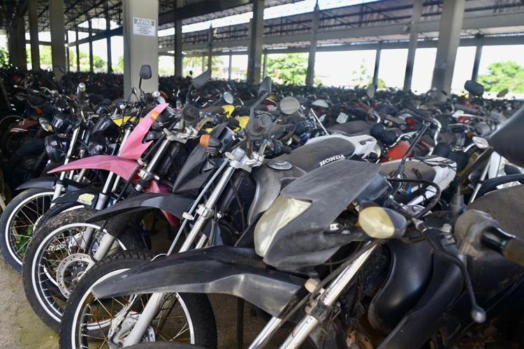 Descontos de até 83% para recuperação de veículos apreendidos no Detran