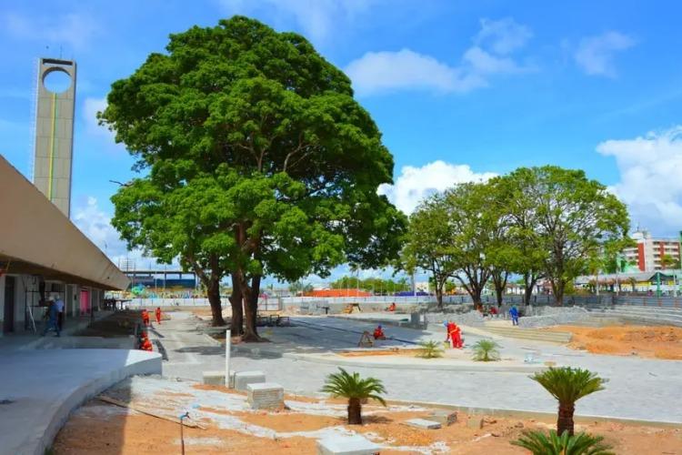 Governo do Amapá segue com a revitalização do Marco Zero e avança no redesenho das áreas do monumento, em Macapá