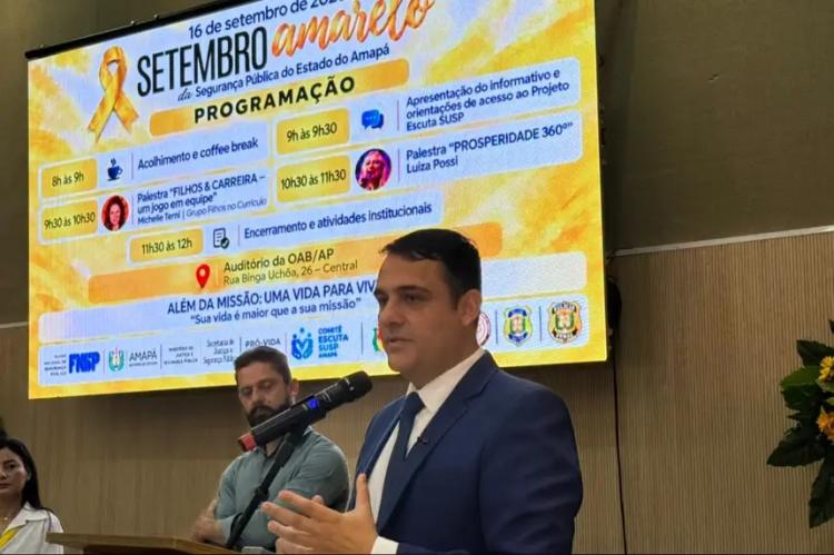 Governo do Amapá amplia campanha 'Setembro Amarelo' para cuidar da saúde mental dos servidores da Segurança Pública