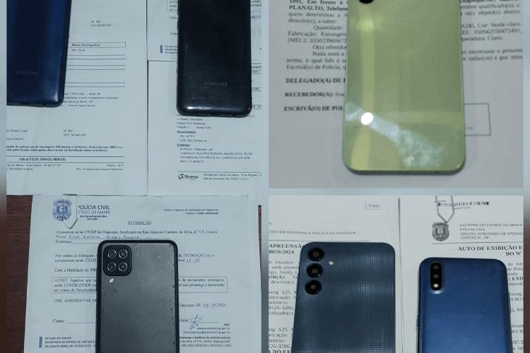 Em Oiapoque, Polícia Civil recupera 6 celulares nos primeiros 10 dias de outubro