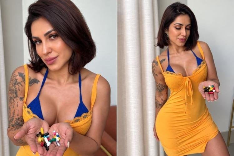 Influenciadora fitness revela rotina de 50 comprimidos por dia: lista inclui colágeno e suplemento para libido