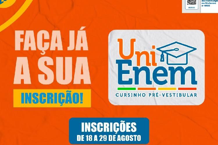 Cursinho preparatório gratuito UniEnem, da Unifap, abre inscrições