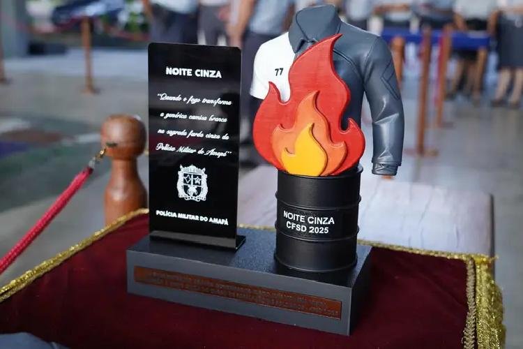 "Noite Cinza" realizada pelo Governo do Amapá simboliza transição, pertencimento e emoção na formação dos novos policiais militares