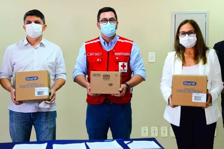 Parceria entre Governo, Sesc Amapá e Cruz Vermelha vai destinar kits de higiene bucal a estudantes