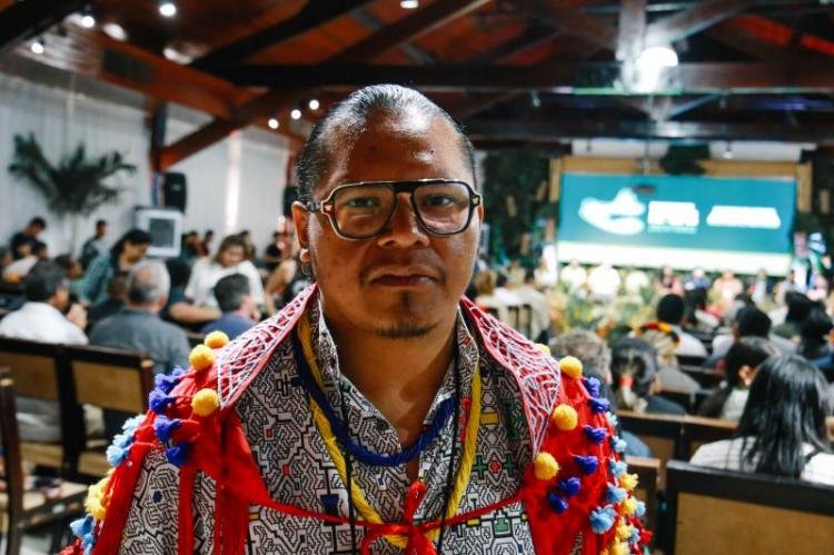 "O futuro do nosso povo está ligado ao futuro da Amazônia", diz indígena da Guiana Francesa em evento pré-COP30 no Amapá