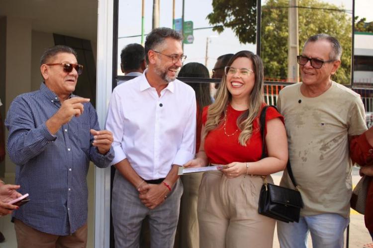 Governador Clécio Luís e famíliares do artista R. Peixe visitam novo Centro de Artes Visuais Cândido Portinari