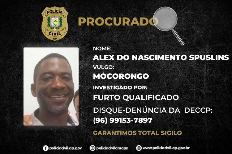 Polícia civil pede ajuda para localizar suspeito de roubo de armas de empresa de vigilância