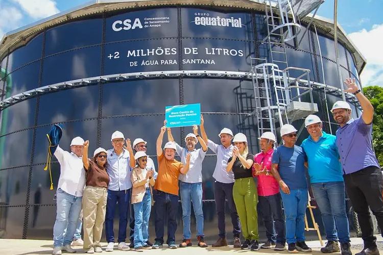 Novo Centro de Reservação Paraíso garante água 24h para moradores de Santana
