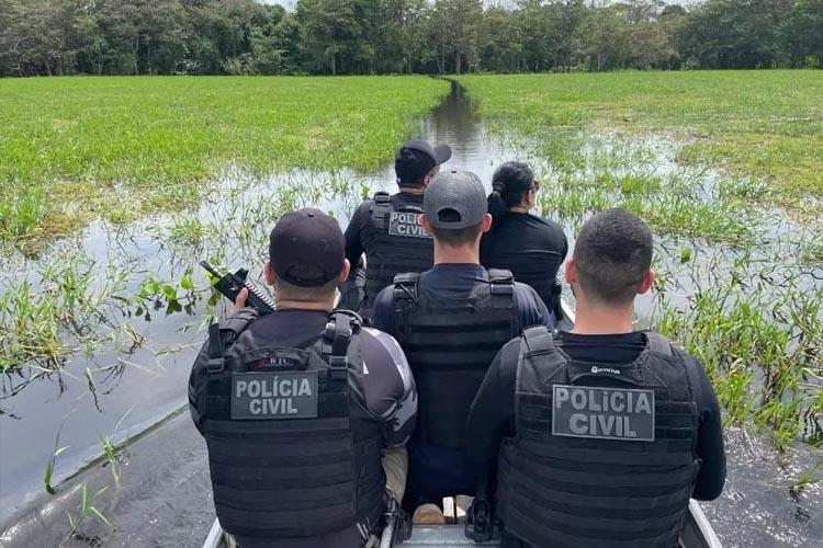 Policiais civis realizam ação preventiva na comunidade do Aporema (AP)