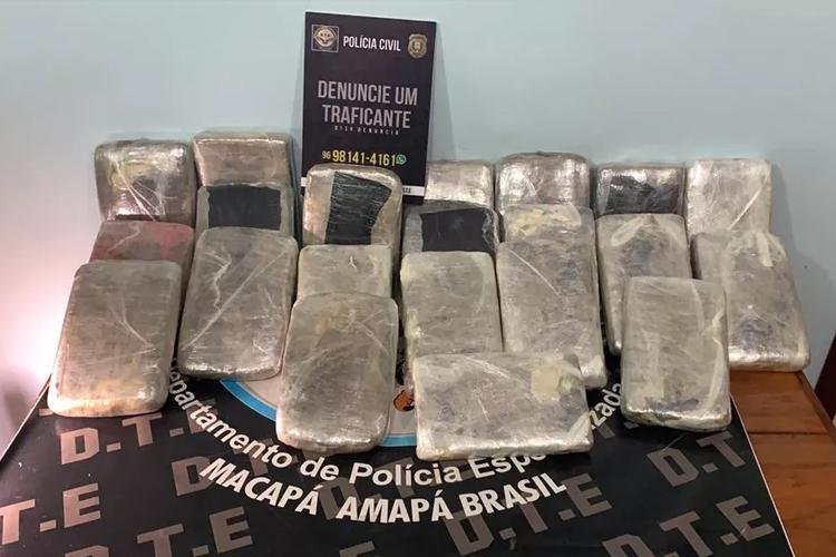 Passageiro é preso com 21 quilos de drogas ao desembarcar no Porto de Santana, no AP