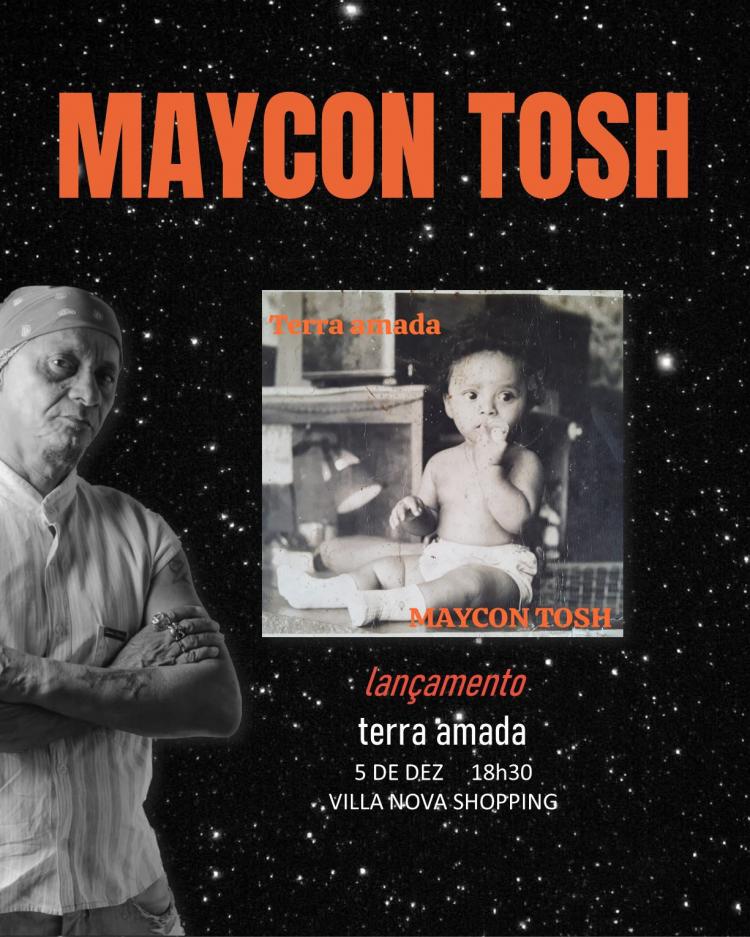 Maycon Tosh lança seu novo projeto “Terra Amada” em live show na próxima sexta-feira