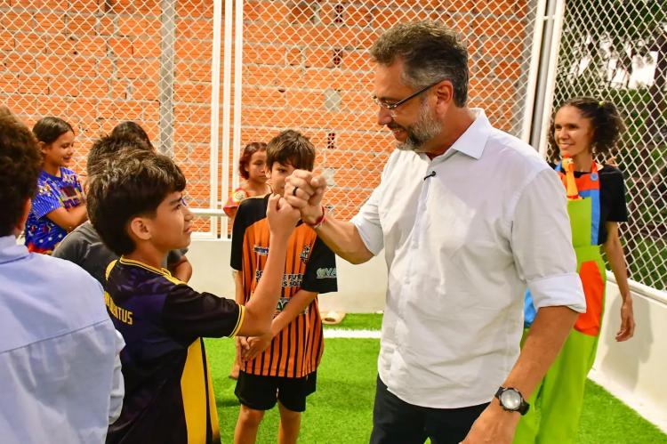 ’Esses espaços têm dado muito certo e mudam a relação entre as pessoas’, celebra governador Clécio ao inaugurar Parque Firme do Gonzaguinha, em Macapá