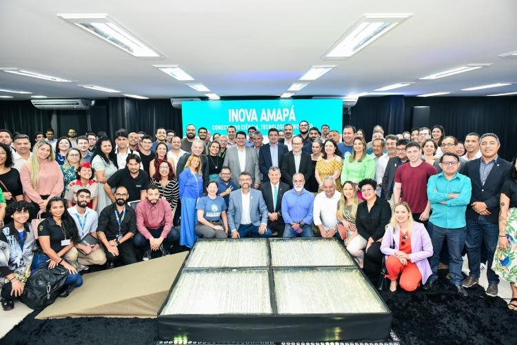 Presidente Josiel Alcolumbre destaca a transformação de tecnologias em negócios durante o lançamento do Inova Amapá