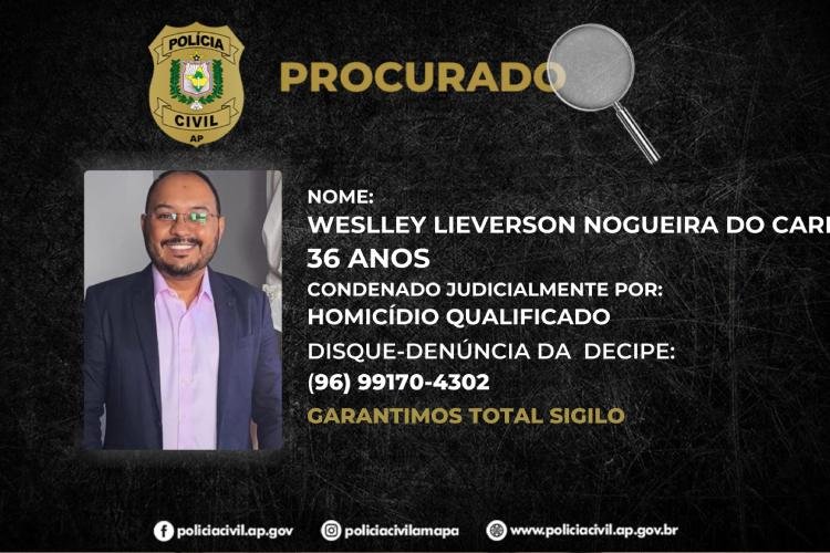 Polícia Civil solicita ajuda para localizar condenado por homicídio qualificado
