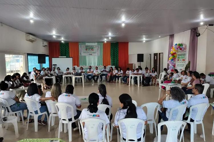 Lideranças Wajãpi apresentam demandas em workshop de saúde indígena em Pedra Branca