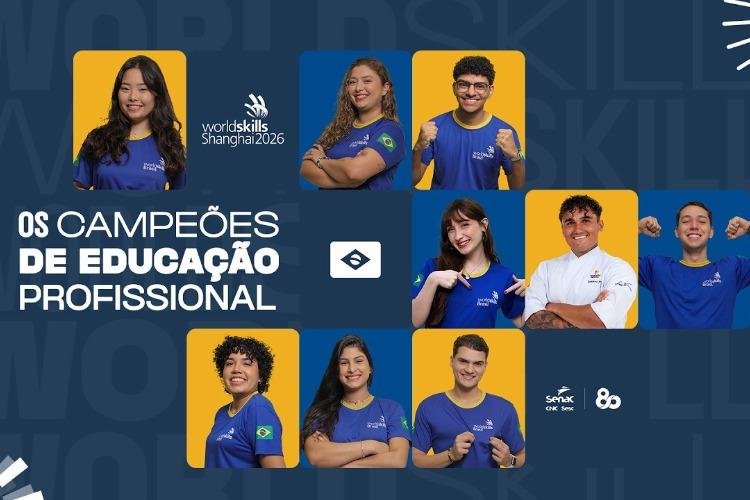 Mundial das profissões: nove jovens do Senac representam o Brasil na WorldSkills, em Xangai