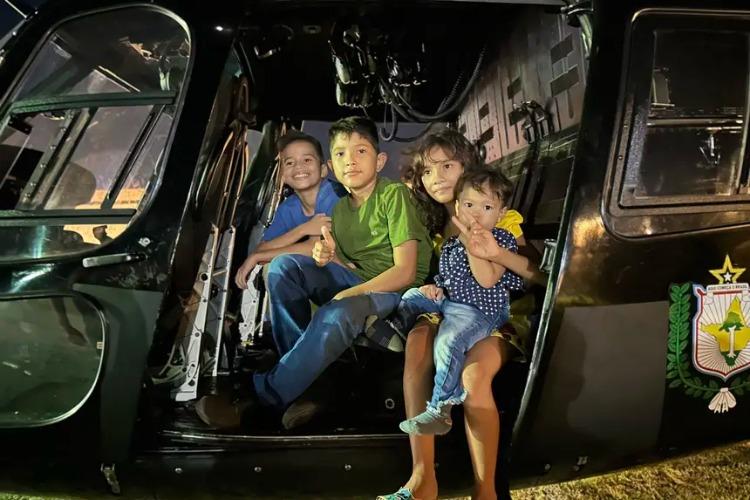 Braço forte da segurança pública, Grupo Tático Aéreo une segurança e interação social no Maior Réveillon da Amazônia
