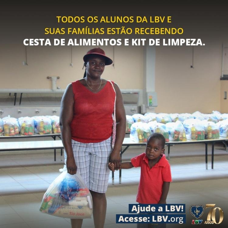 Apoio da LBV chega a comunidades de Norte a Sul do país