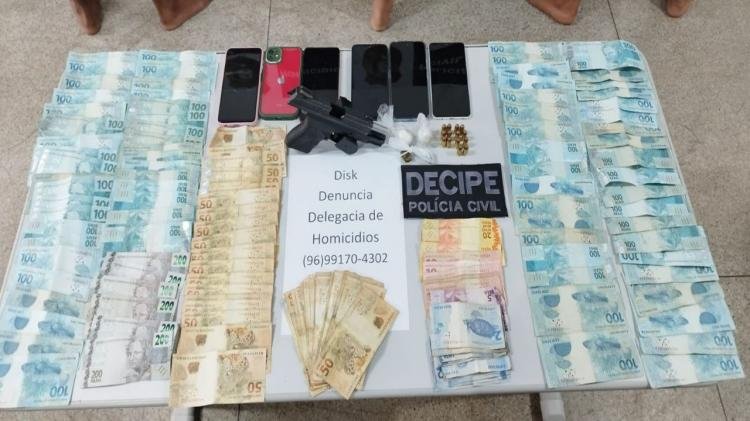 Polícia Civil do Amapá prende dois irmãos por posse ilegal de arma, tráfico de drogas e associação criminosa