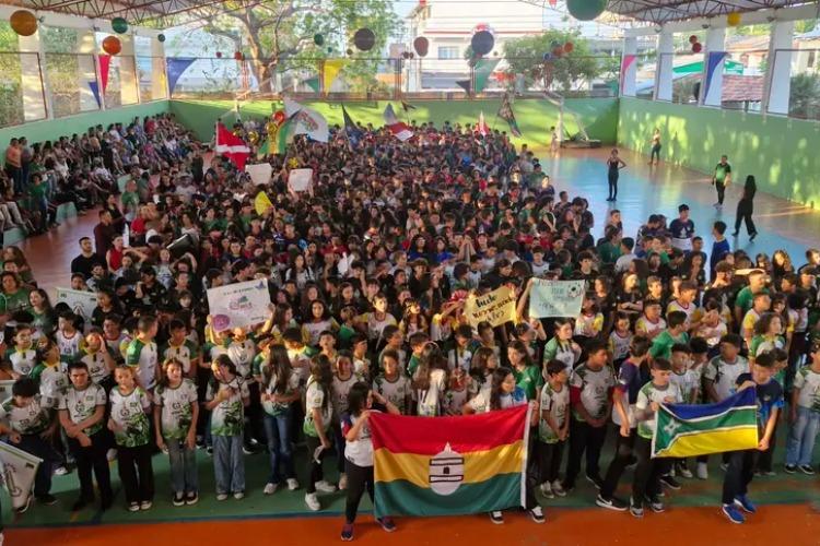 Governo do Amapá abre a 24ª edição dos Jogos Internos da Escola Estadual Santina Rioli com a participação de 1,2 mil estudantes