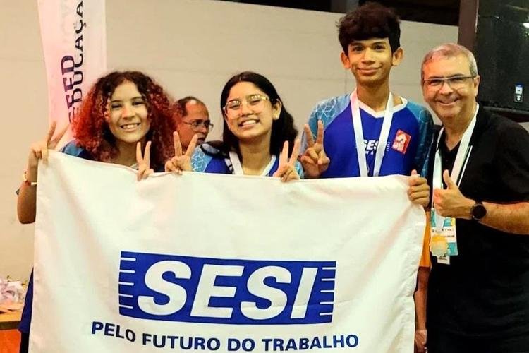 Projetos de alunos da Escola SESI Amapá são credenciados para participar de eventos científicos internacionais