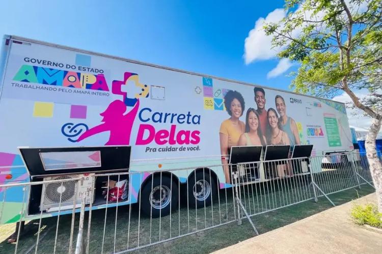 Governo do Amapá leva atendimentos gratuitos da Carreta Delas à Zona Norte de Macapá